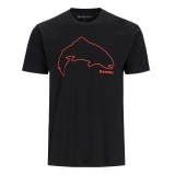 Simms Trout Outline T-Shirt - Angling Active