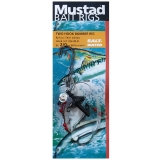 Mustad Two Hook Bomber Rig T44 - Sea Lure Fishing Rigs