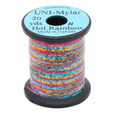 UNI Holographic Mylar Tinsel - Fly Tying Materials