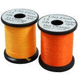 UNI Neon Floss 15yd Spools - Fly Tying Threads Materials