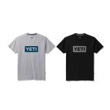 YETI Logo Badge Premium Short Sleeve T-Shirt - Angling Active