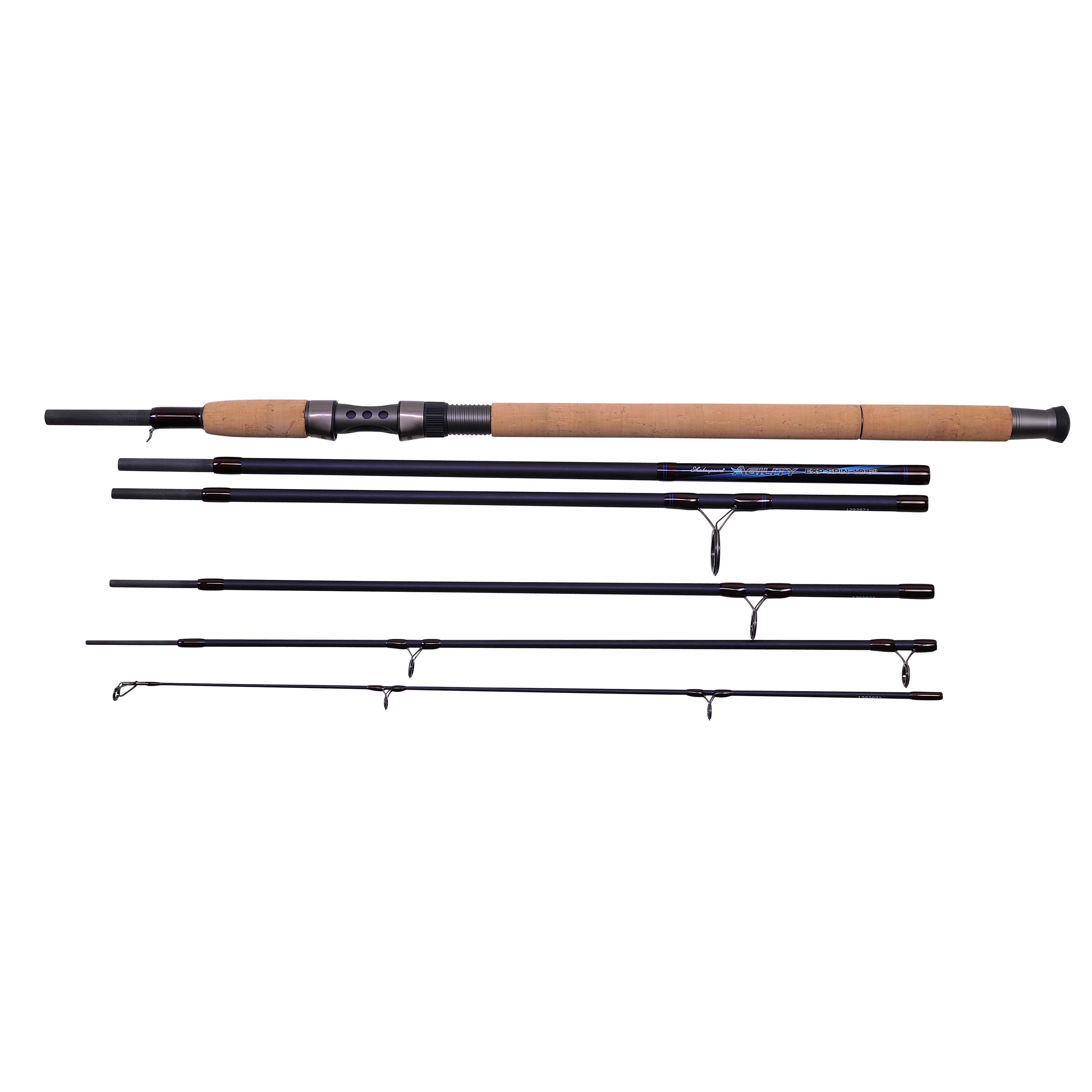 Shakespeare Agility EXP Spin Rod - Travel Spinning Fishing Rods