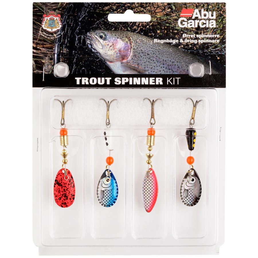 Abu Garcia Trout Lure Kits - Spoons Spinners Fishing Lures