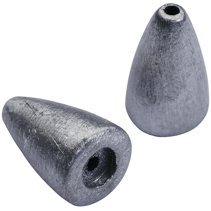 Drilled Egg Shaped Ball Weights - £0.45