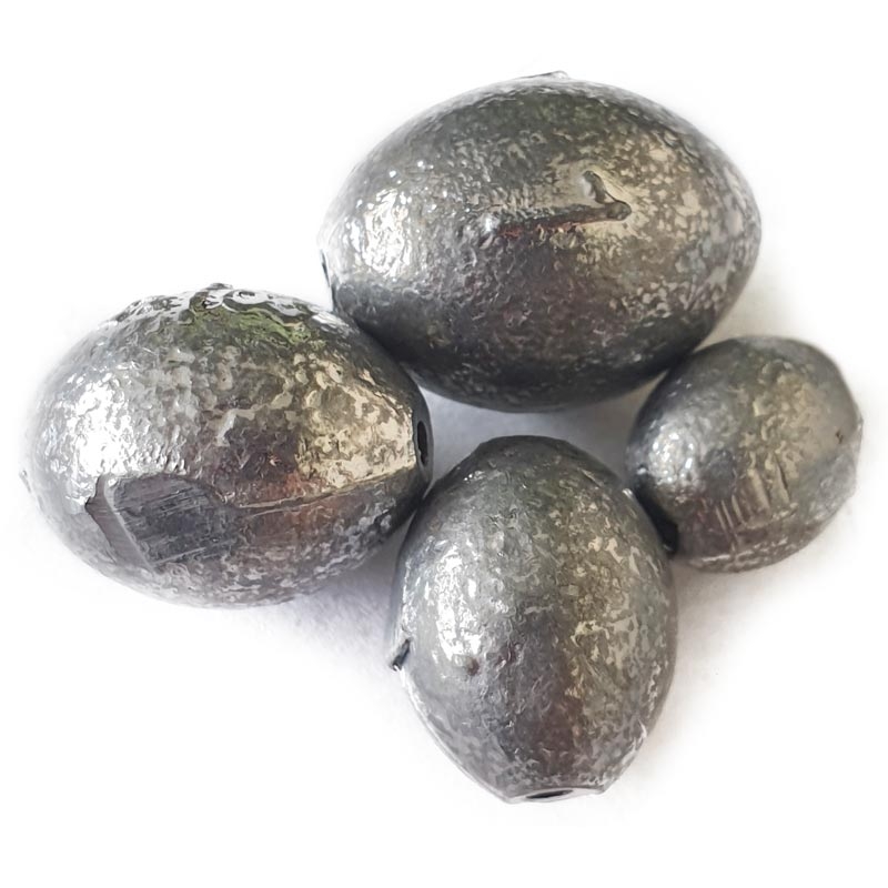 Egg Bullets Lead Weights - Sinkers