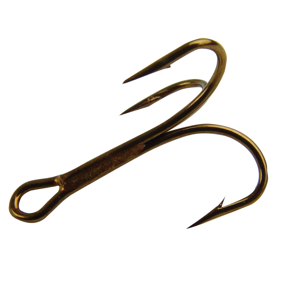Mustad 3551-BR Freshwater Treble Hook