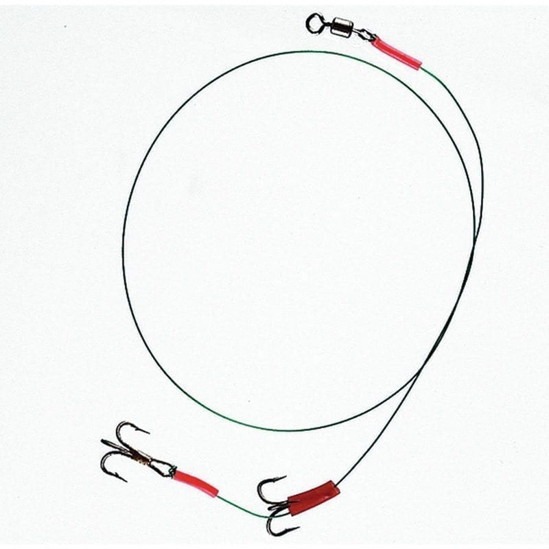Fladen Fishing 2 Hook Wire Trace - Predator Terminal Tackle Traces