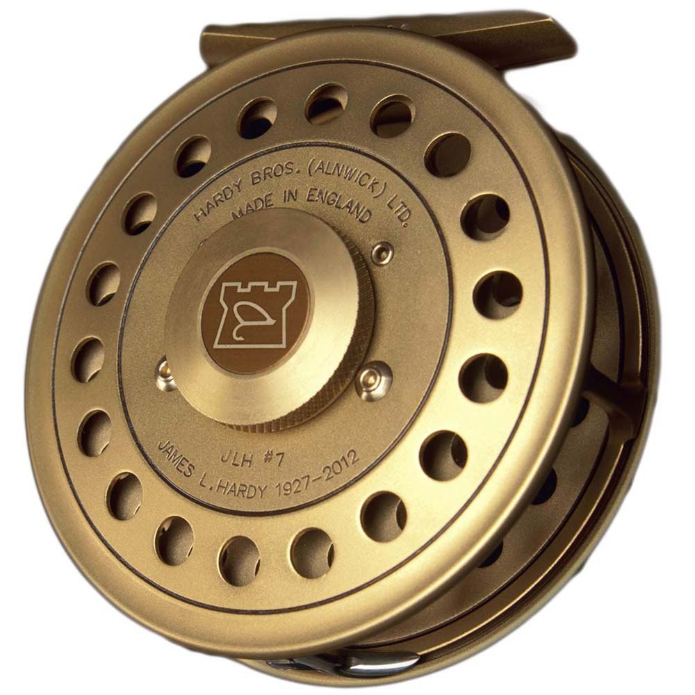 MADE IN ENGLAND – HARDY GOLDEN J.L.H. ULTRALIGHT #7 TROUT FLY REEL
