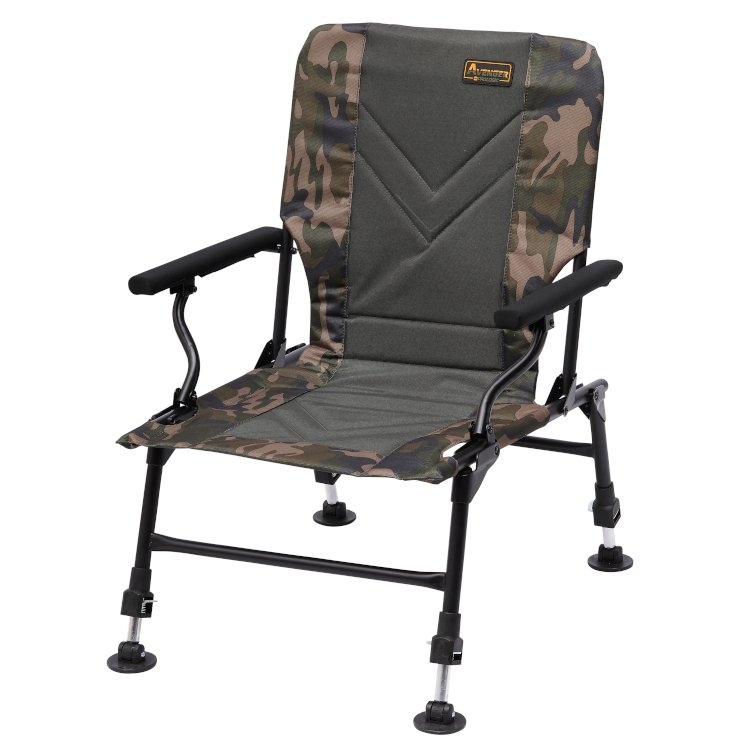 ProLogic Avenger Relax Camo Chair With Armrests - Camping Chair