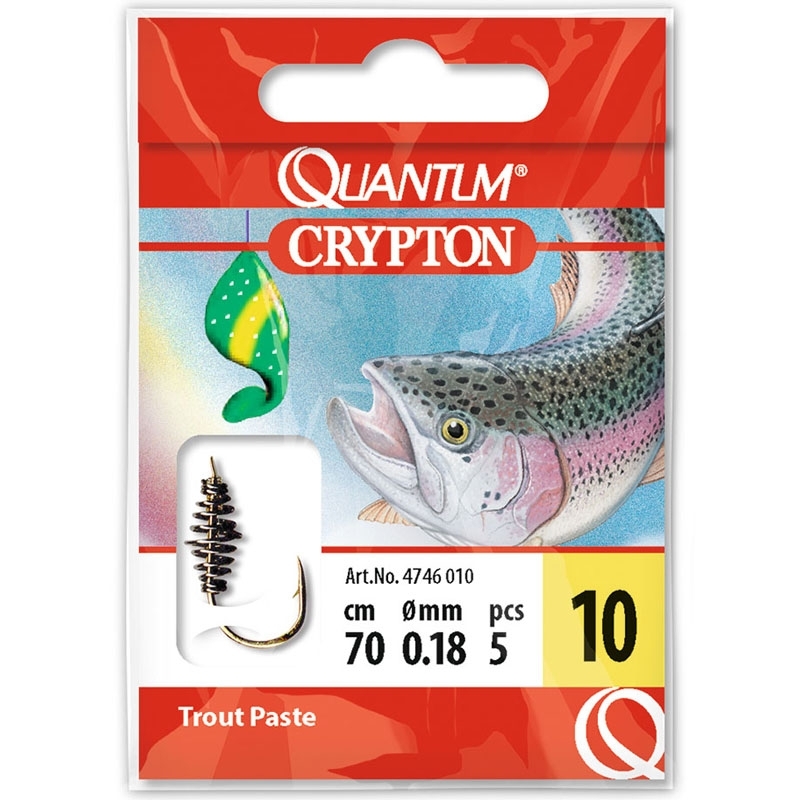 Quantum Crypton Trout Paste Bait Hooks To Nylon - Soft Bait Fishing