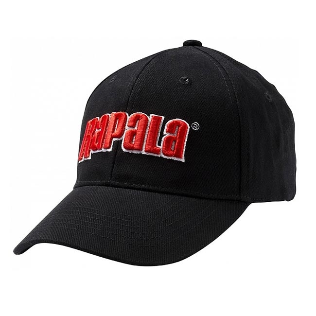 Rapala Cap Rap Black - Baseball Hat Fishing Clothing