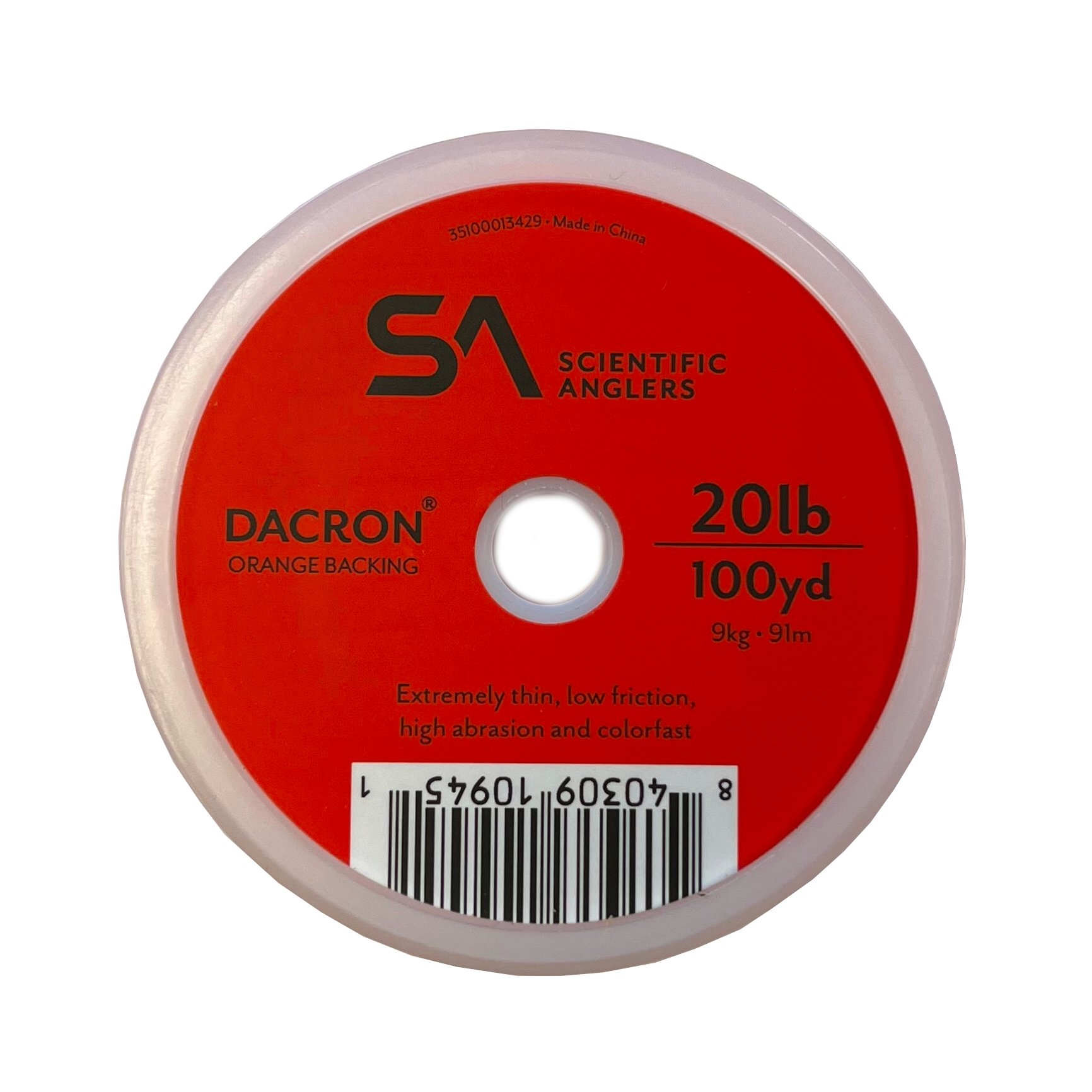 Scientific Anglers Dacron Backing - Orange - 250 YD 20lb