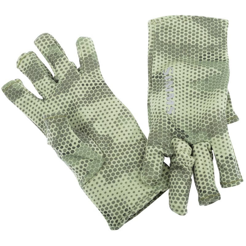 Simms Ultra-Wool Core 3-Finger Liner - Fingerless Fishing Gloves