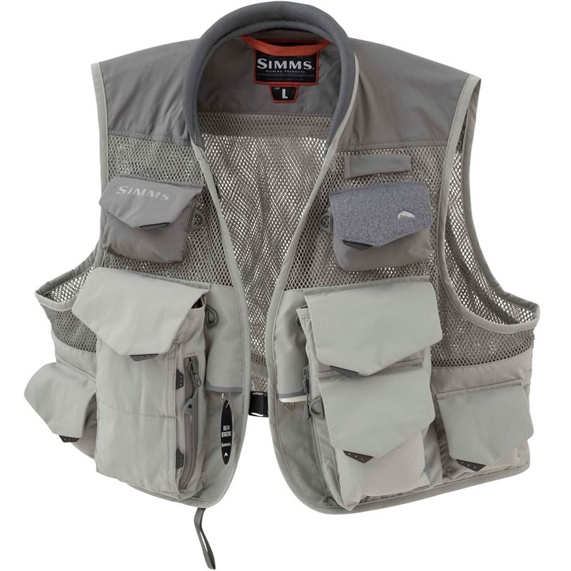 Simms Vertical Mesh Vest - Fly Fishing Waistcoat Clothing
