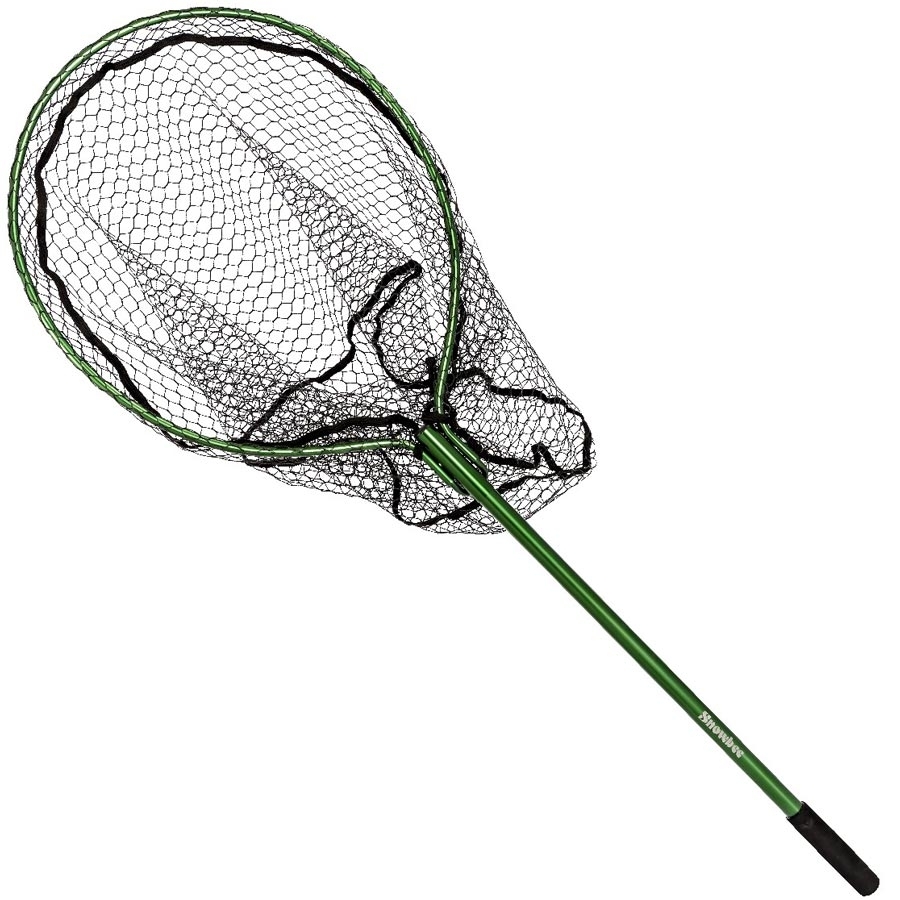 Aluminium Landing Nets Fly Fishing Fish Saver Nylon Kless Mesh Trout Hand  Net W3