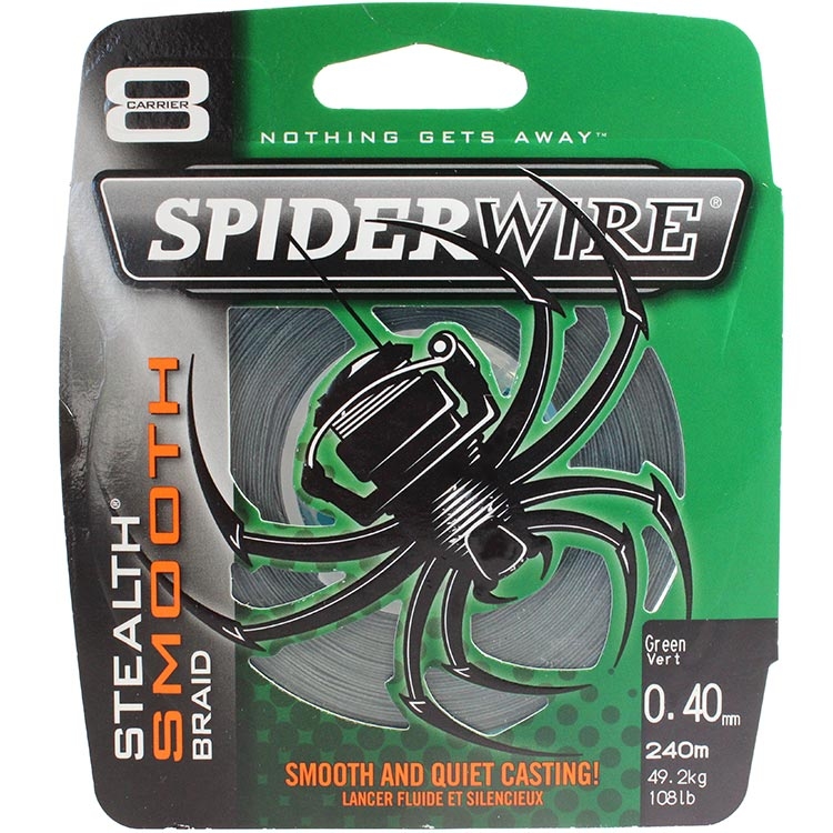 Spiderwire Stealth Smooth 8 Braid - Braided Fishing Mainline