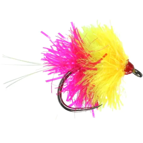 3 x Tequila blob barbless trout Fishing Flies,UK made size 10 