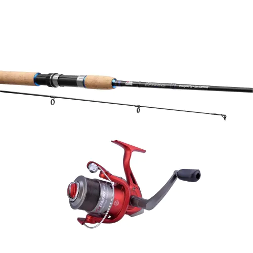 Ron Thompson NEW X-Ray Spinning Combo Rod & Reel Reel Pre Loaded With Braid 