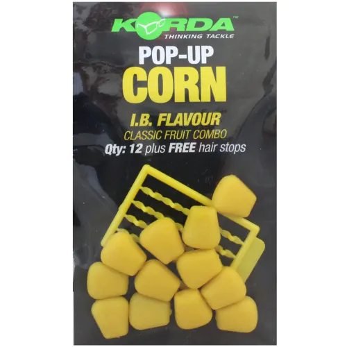 hairstops ALL FLAVOURS Fishing tackle Korda Pop up Corn Fake Food 12pk 