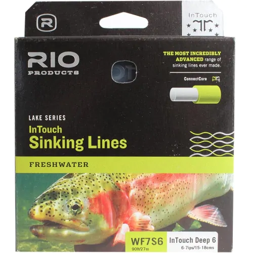 RIO IN TOUCH INTOUCH DEEP 5 WF-5-S-5 #5 WT FORWARD TYPE 5 FULL SINKING FLY LINE 
