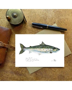 Wildlife By Mouse Greetings Card - Fishing Greeting Christmas Cards