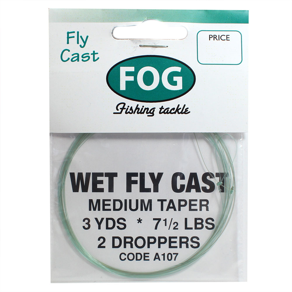 Fog 3yds Tapered Dry Fly Casts 