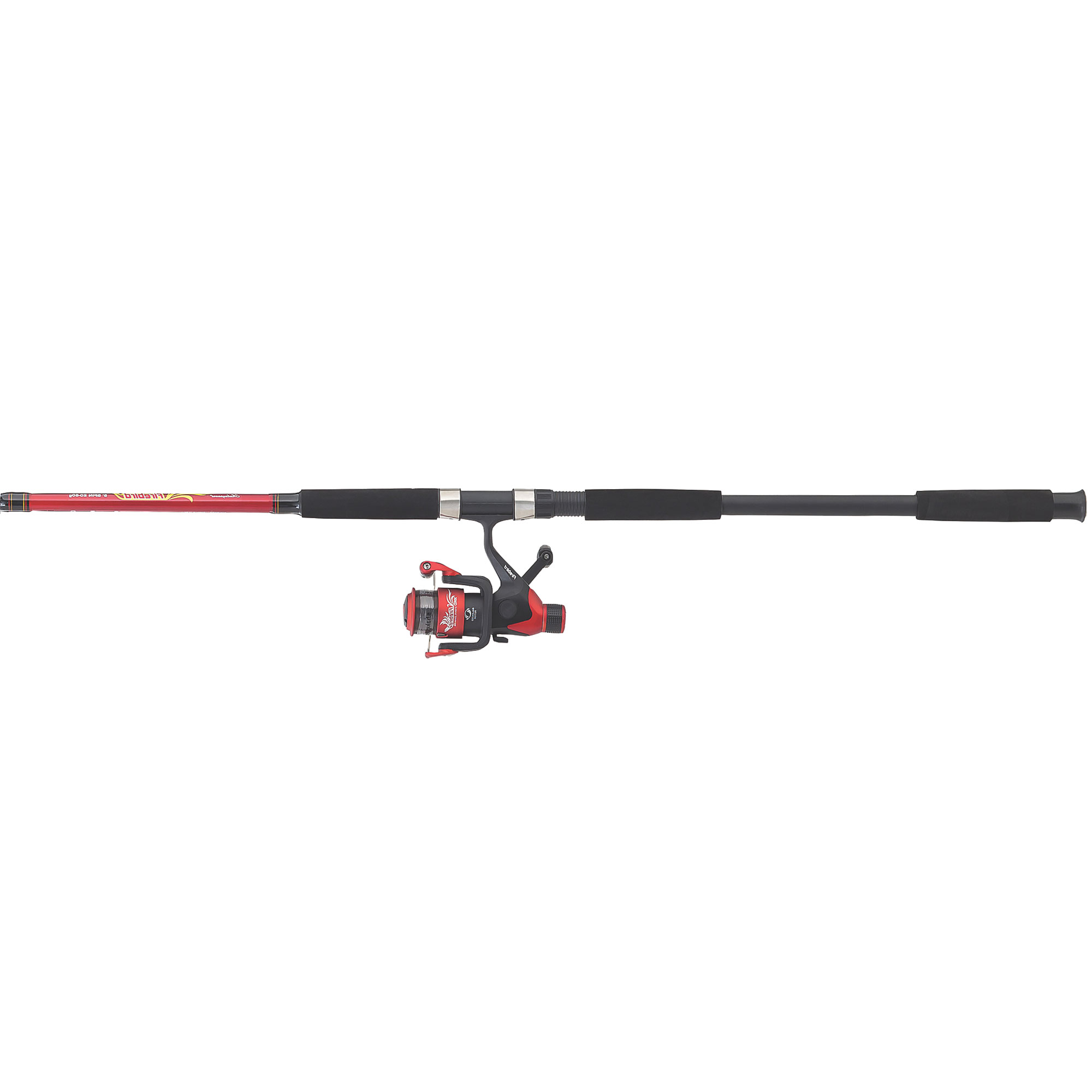 For Saltwater and Freshwater Shakespeare Firebird Telescopic Folding Fishing Rod and Reel Combo Set Compact Complete Spinning Setup with Line 