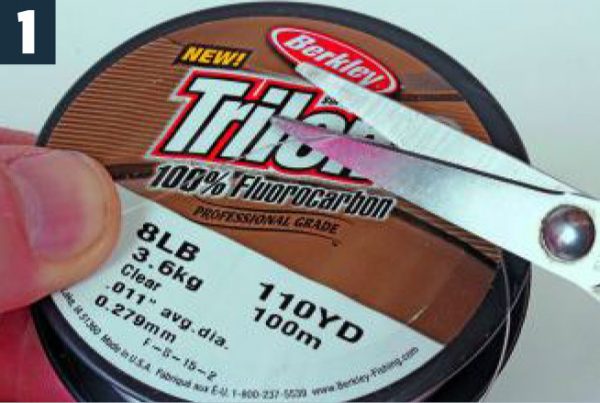 Cutting fluorocarbon hooklength