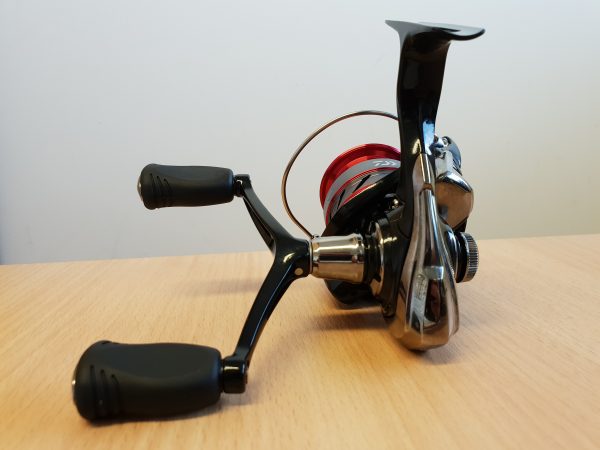 double handle spinning reel