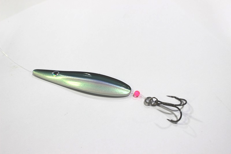 Completed line through rigged lure