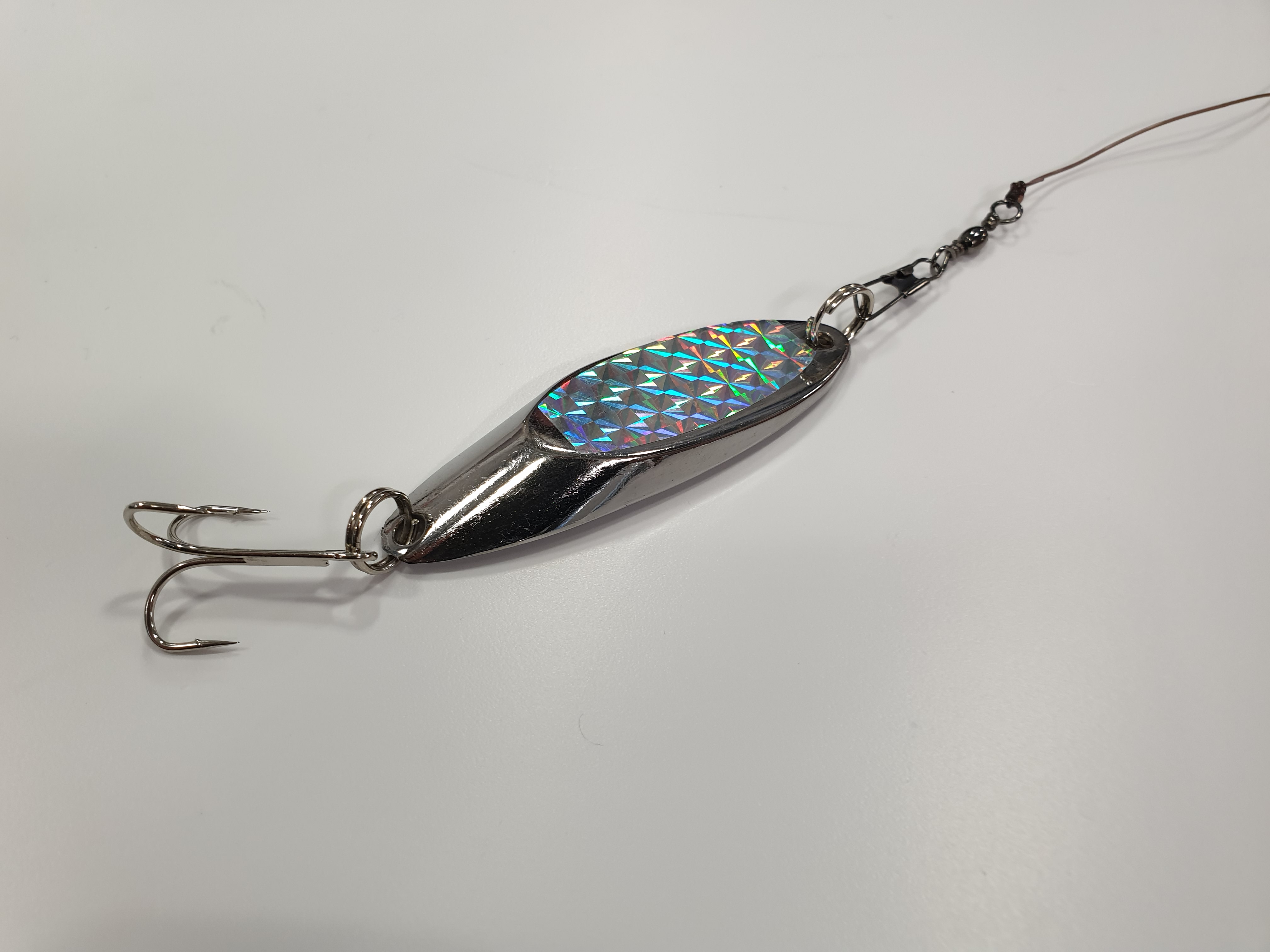 4 Mackerel Feathers Pre Tied Rig, Fishing Tackle