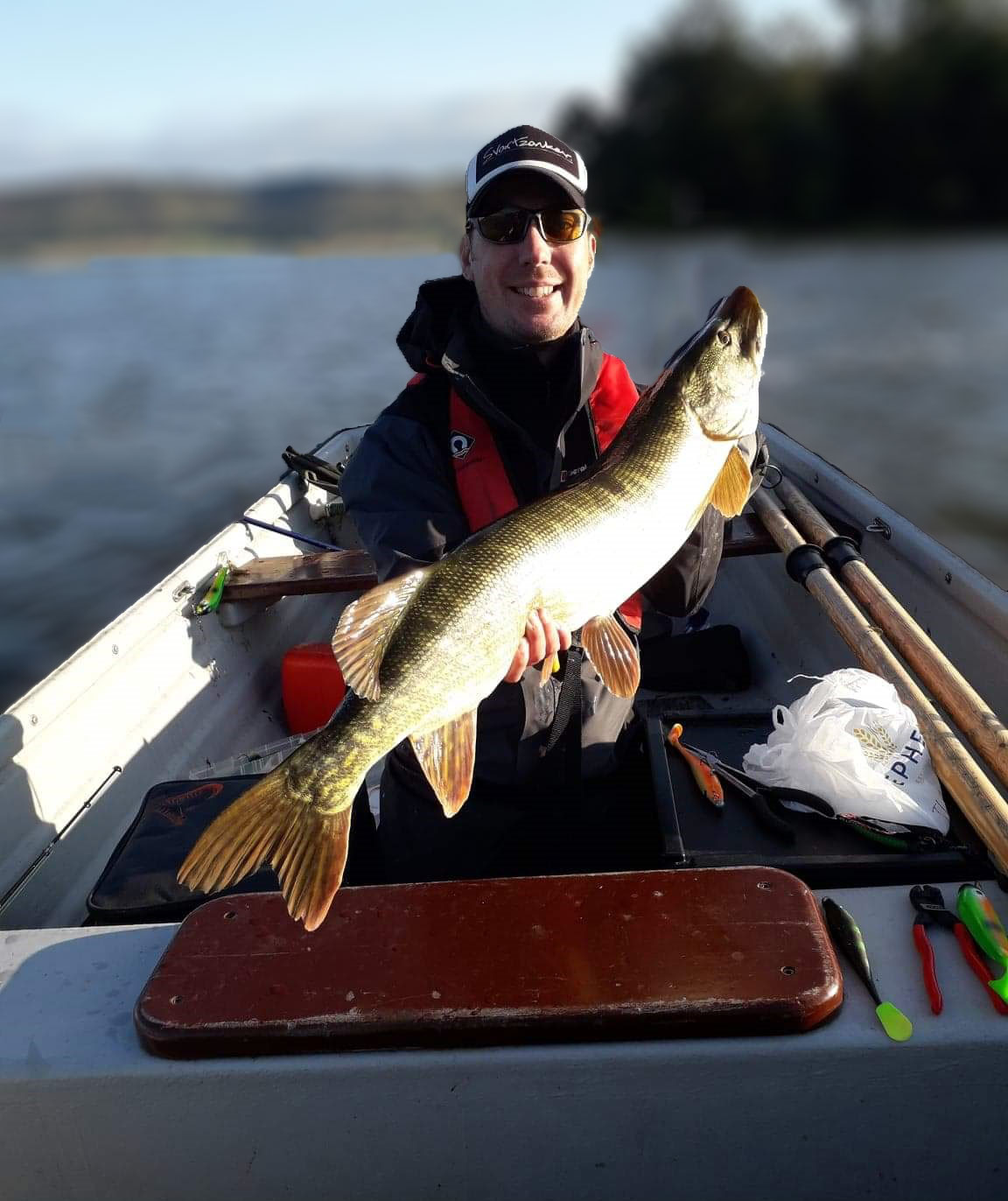 Pike on lure